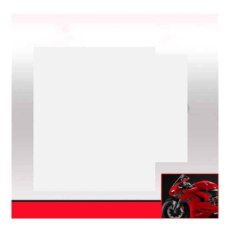 Motorrad Flankenspoiler Seitendeflektor Motorrad Aerodynamische Deflektor Feste Flügel Geeignet Für Für Panigale V2 V2S 2020-2023 4-Stück Set Von Seite Flügel Verkleidung von LUTFI