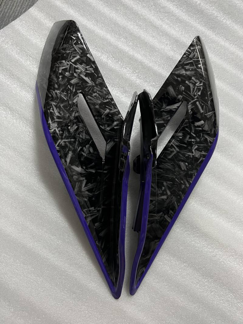 Motorrad Flankenspoiler Seitendeflektor Motorrad Aerodynamische Flügel Kit Für 450SR 2022 2023 Seite Winglets Spoiler Motorrad Verkleidung Zubehör Fixed Wing 450SR von LUTFI