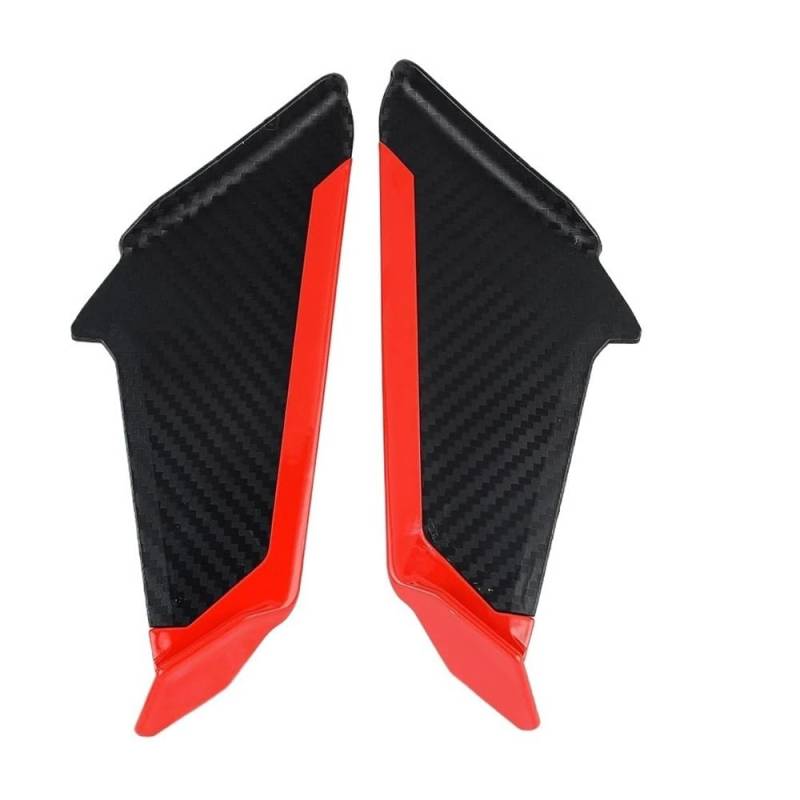 Motorrad Flankenspoiler Seitendeflektor Motorrad Winglets Aerodynamische Flügel Kit Aufkleber Seite Spoiler Für GSXR600 GSXR750 GSXR1000 125 GSX 250R GSXS1000F von LUTFI