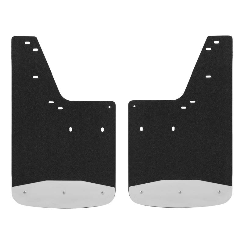 Luverne 250230 Gummi-Schmutzfänger für vorne oder hinten, 30,5 x 50,8 cm, strukturiert, Schwarz, für Dodge Ram 1500, 2500, 3500 von LUVERNE