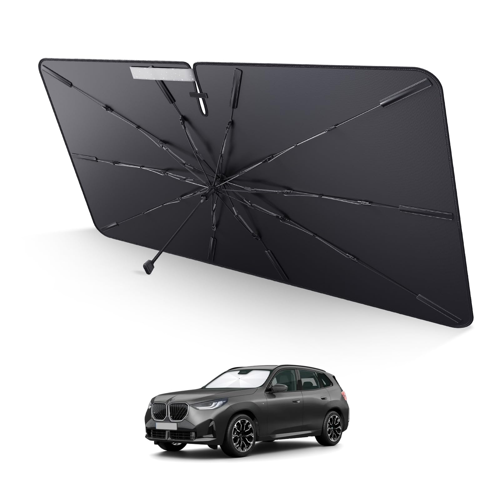 LUWU Auto-Sonnenschutz Kompatibel mit BMW X3 G45 G48 2025 Facelift Windschutzscheibe UV-Schutz Sonnenschirm Auto Frontscheibe Sonnenschutz Regenschirm Innen Zubehör LUWU Auto-Sonnenschutz Kompatibel mit BMW X3 G45 G48 2025 Facelift Windschutzscheibe UV-Schutz Sonnenschirm Auto Frontscheibe Sonnenschutz Regenschirm Innen Zubehör von LUWU