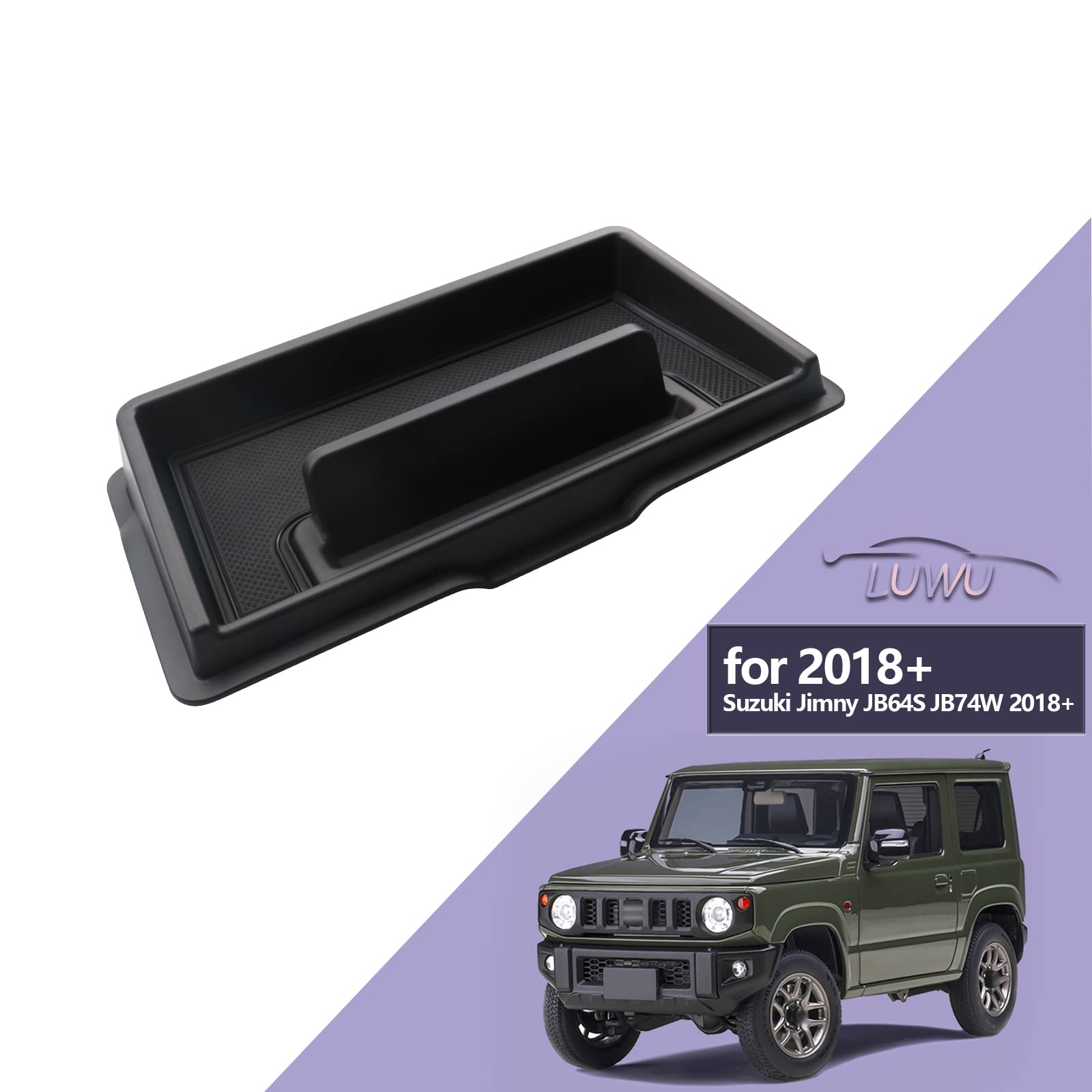 LUWU Kompatibel mit Suzuki Jimny JB64S JB74W 2018-2021 2022 2023 Armaturenbrett Aufbewahrungsbox,Auto Mittelkonsole Armlehnen Handschuhfach Organizer für Zubehör Tuning mit Rutschfester Matte LUWU Kompatibel mit Suzuki Jimny JB64S JB74W 2018-2021 2022 2023 Armaturenbrett Aufbewahrungsbox,Auto Mittelkonsole Armlehnen Handschuhfach Organizer für Zubehör Tuning mit Rutschfester Matte von LUWU