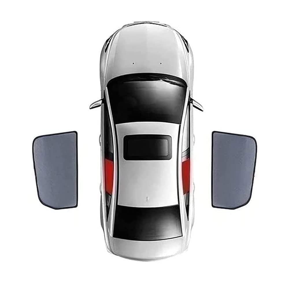 LUXIQO Auto Seitenfenster Sonnenschutz für Ford Grand C-MAX Auto Sonnenblenden UV-Schutz Privacy Protection Car Accessories,2pcs-Rear-Window von LUXIQO