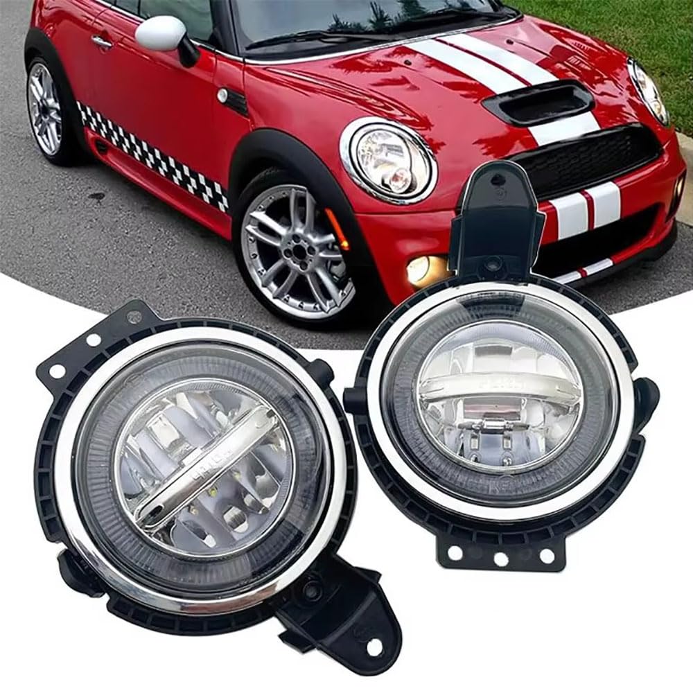 LUYYT Auto Front Stoßstange Nebel Licht Nebelscheinwerfer kompatibel mit für BMW MINI Cooper R56 2007-2013 LUYYT Auto Front Stoßstange Nebel Licht Nebelscheinwerfer kompatibel mit für BMW MINI Cooper R56 2007-2013 von LUYYT