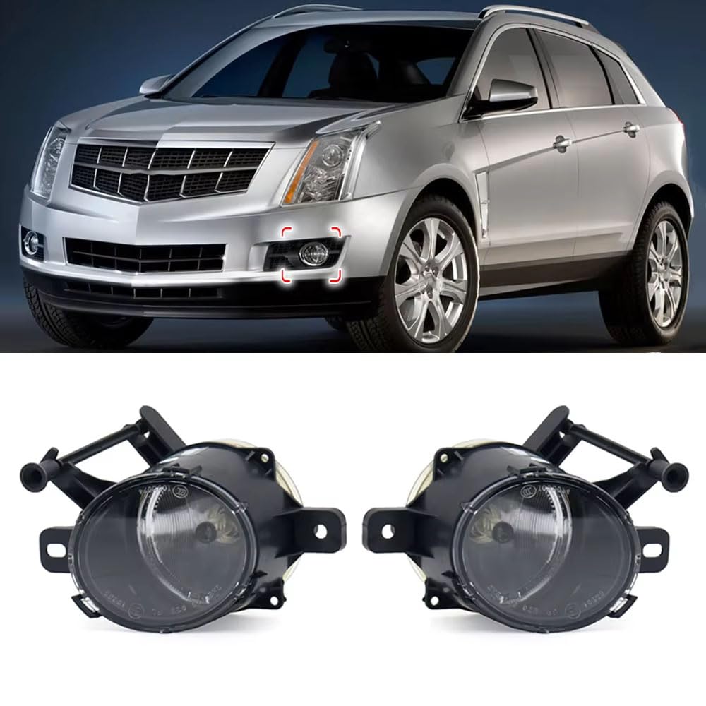 LUYYT Auto Front Stoßstange Nebel Licht Nebelscheinwerfer kompatibel mit für Cadillac SRX 2010 2011 2012 2013 2014 2015 2016,Left+Right LUYYT Auto Front Stoßstange Nebel Licht Nebelscheinwerfer kompatibel mit für Cadillac SRX 2010 2011 2012 2013 2014 2015 2016,Left+Right von LUYYT