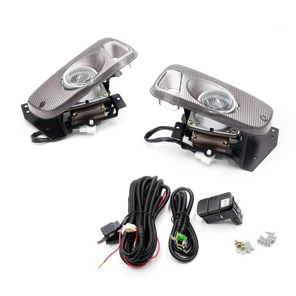 LUYYT Auto Front Stoßstange Nebel Licht Nebelscheinwerfer kompatibel mit für Civic 2/3D EG D15 D16 1.5/1.6 1992-1995,White Style LUYYT Auto Front Stoßstange Nebel Licht Nebelscheinwerfer kompatibel mit für Civic 2/3D EG D15 D16 1.5/1.6 1992-1995,White Style von LUYYT