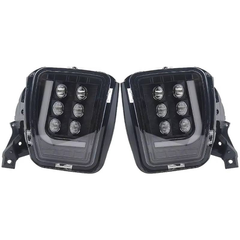 LUYYT Auto Front Stoßstange Nebel Licht Nebelscheinwerfer kompatibel mit für Dodge RAM 1500 2013-2018 von LUYYT