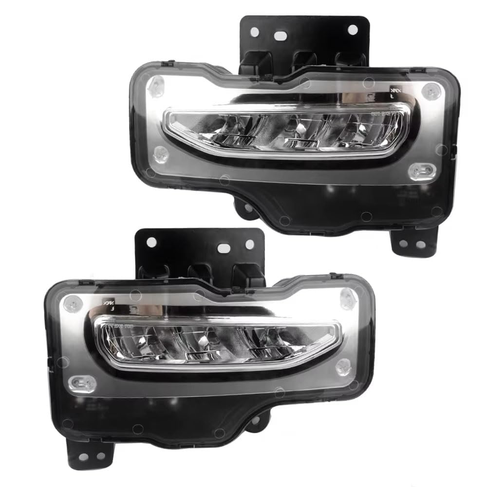 LUYYT Auto Front Stoßstange Nebel Licht Nebelscheinwerfer kompatibel mit für GMC Sierra Denali 1500 2016 2017 2018 LUYYT Auto Front Stoßstange Nebel Licht Nebelscheinwerfer kompatibel mit für GMC Sierra Denali 1500 2016 2017 2018 von LUYYT