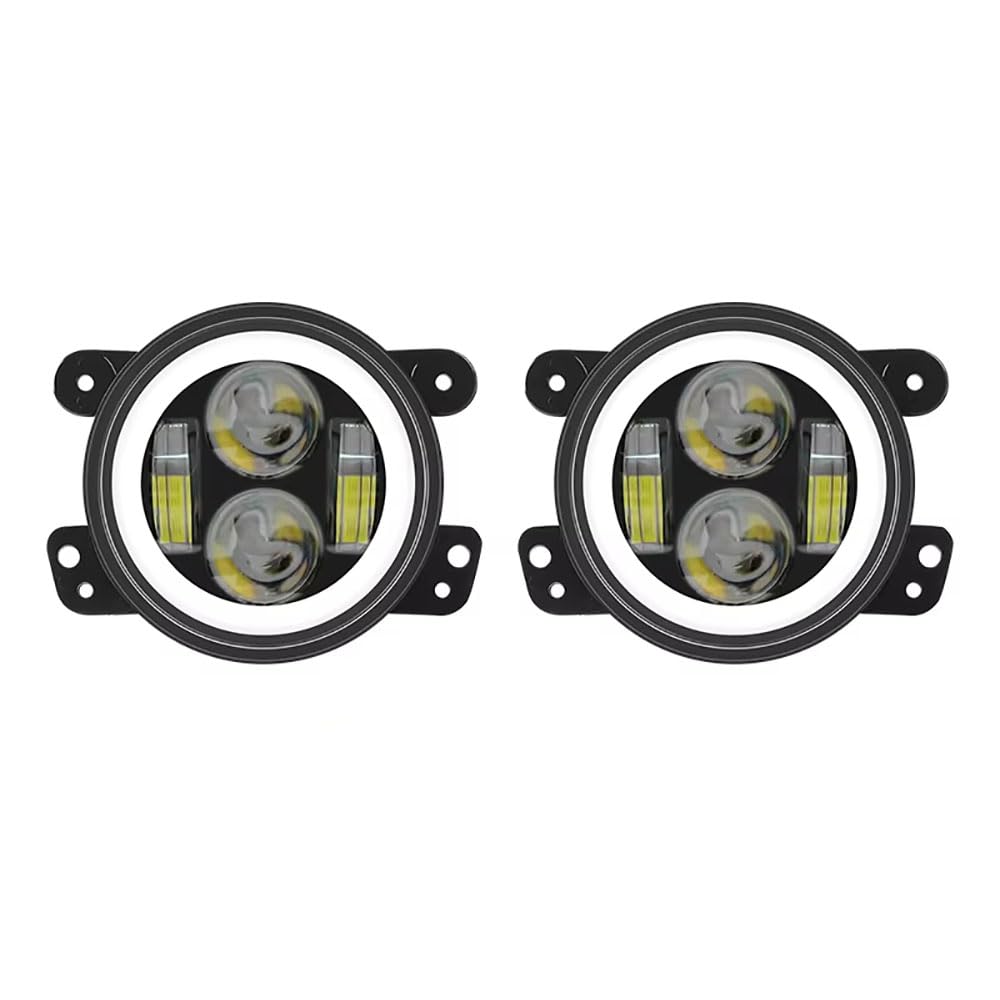 LUYYT Auto Front Stoßstange Nebel Licht Nebelscheinwerfer kompatibel mit für Jeep Wrangler JK LUYYT Auto Front Stoßstange Nebel Licht Nebelscheinwerfer kompatibel mit für Jeep Wrangler JK von LUYYT