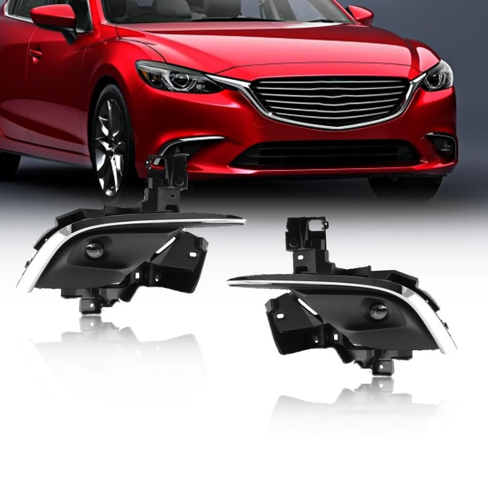 LUYYT Auto Front Stoßstange Nebel Licht Nebelscheinwerfer kompatibel mit für Mazda 6 2016-2019 LUYYT Auto Front Stoßstange Nebel Licht Nebelscheinwerfer kompatibel mit für Mazda 6 2016-2019 von LUYYT