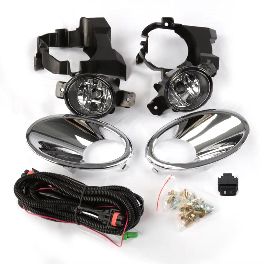 LUYYT Auto Front Stoßstange Nebel Licht Nebelscheinwerfer kompatibel mit für Nissan QASHQAI J10 2011 2012 2013 LUYYT Auto Front Stoßstange Nebel Licht Nebelscheinwerfer kompatibel mit für Nissan QASHQAI J10 2011 2012 2013 von LUYYT