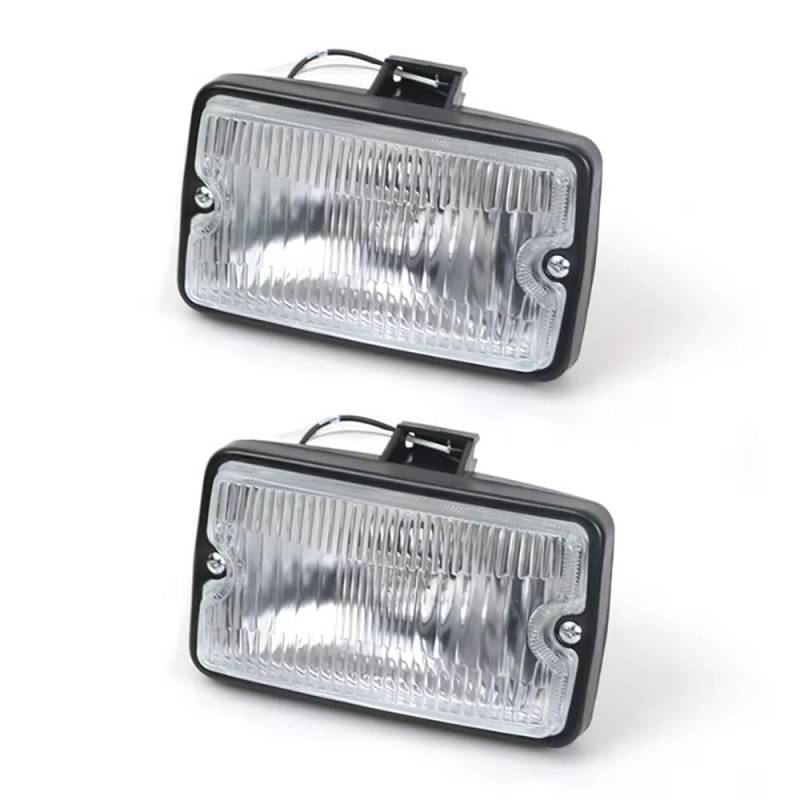 LUYYT Auto Front Stoßstange Nebel Licht Nebelscheinwerfer kompatibel mit für Peugeot 205 GTI CTI 106 306 Mi16 H3 Spotlamp Spotlight,Clear-2 von LUYYT