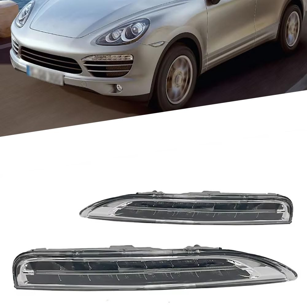 LUYYT Auto Front Stoßstange Nebel Licht Nebelscheinwerfer kompatibel mit für Porsche Cayenne 2011 2012 2013 2014,Left+Right LUYYT Auto Front Stoßstange Nebel Licht Nebelscheinwerfer kompatibel mit für Porsche Cayenne 2011 2012 2013 2014,Left+Right von LUYYT