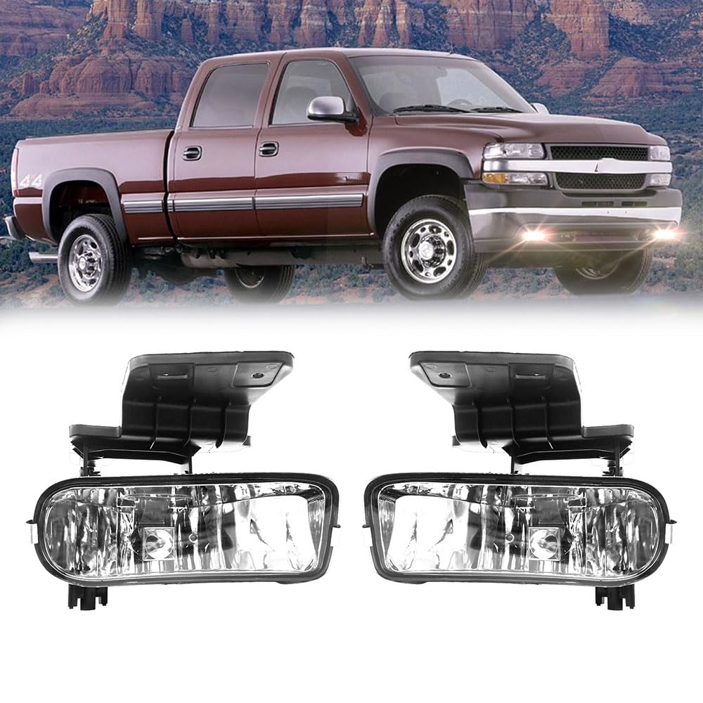 LUYYT Auto Front Stoßstange Nebel Licht Nebelscheinwerfer kompatibel mit für SILVERADO 1999-2002 LUYYT Auto Front Stoßstange Nebel Licht Nebelscheinwerfer kompatibel mit für SILVERADO 1999-2002 von LUYYT