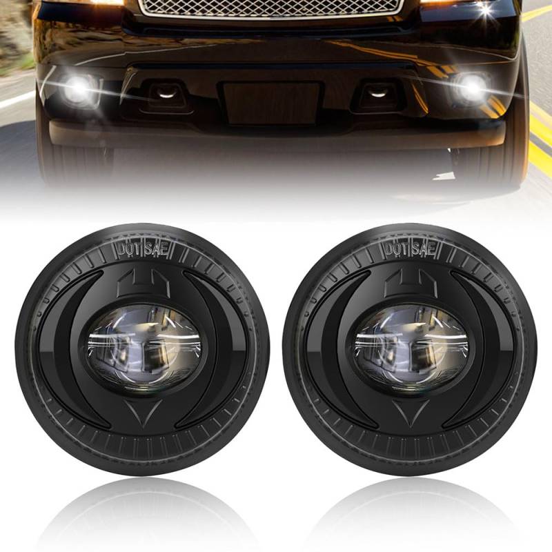 LUYYT Auto Front Stoßstange Nebel Licht Nebelscheinwerfer kompatibel mit für Suburban Avalanche Tahoe 2007-2013 von LUYYT