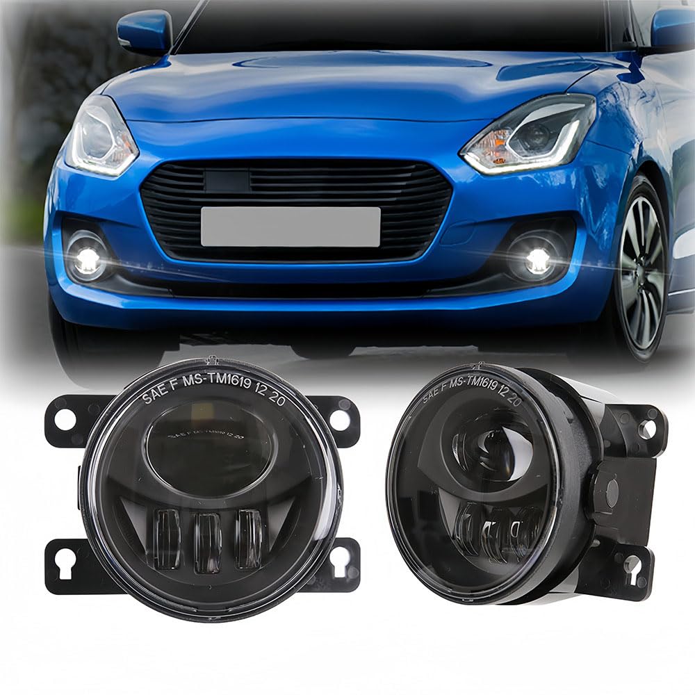 LUYYT Auto Front Stoßstange Nebel Licht Nebelscheinwerfer kompatibel mit für Suzuki Ignis II Closed Off-Road Vehicle 2003 2004 2005 2006 2007 2008 LUYYT Auto Front Stoßstange Nebel Licht Nebelscheinwerfer kompatibel mit für Suzuki Ignis II Closed Off-Road Vehicle 2003 2004 2005 2006 2007 2008 von LUYYT