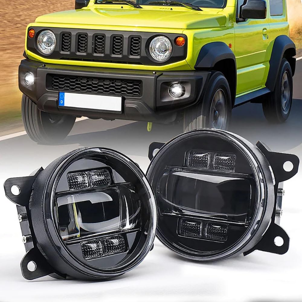 LUYYT Auto Front Stoßstange Nebel Licht Nebelscheinwerfer kompatibel mit für Suzuki Jimny JB64 JB74 2018+ LUYYT Auto Front Stoßstange Nebel Licht Nebelscheinwerfer kompatibel mit für Suzuki Jimny JB64 JB74 2018+ von LUYYT