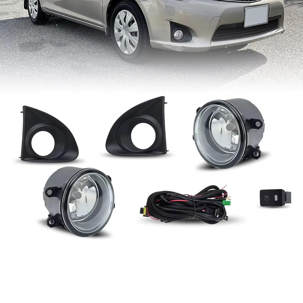 LUYYT Auto Front Stoßstange Nebel Licht Nebelscheinwerfer kompatibel mit für Toyota AXIO 2013 2014 2015 LUYYT Auto Front Stoßstange Nebel Licht Nebelscheinwerfer kompatibel mit für Toyota AXIO 2013 2014 2015 von LUYYT