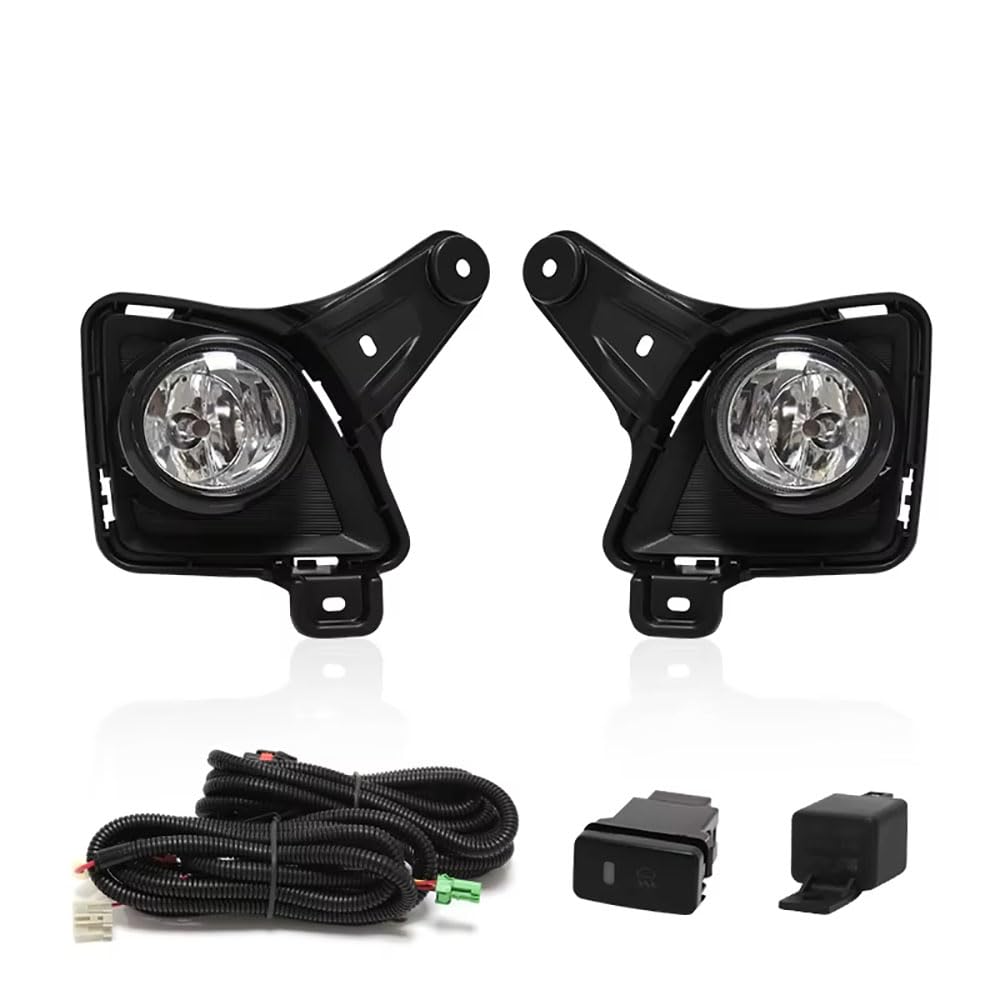 LUYYT Auto Front Stoßstange Nebel Licht Nebelscheinwerfer kompatibel mit für Toyota Hiace 2012-2013 Quantam 2012-2013,White Style LUYYT Auto Front Stoßstange Nebel Licht Nebelscheinwerfer kompatibel mit für Toyota Hiace 2012-2013 Quantam 2012-2013,White Style von LUYYT