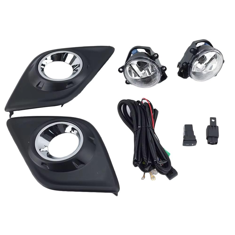 LUYYT Auto Front Stoßstange Nebel Licht Nebelscheinwerfer kompatibel mit für Toyota Hilux Revo 2016 2017 2018 2019 LUYYT Auto Front Stoßstange Nebel Licht Nebelscheinwerfer kompatibel mit für Toyota Hilux Revo 2016 2017 2018 2019 von LUYYT