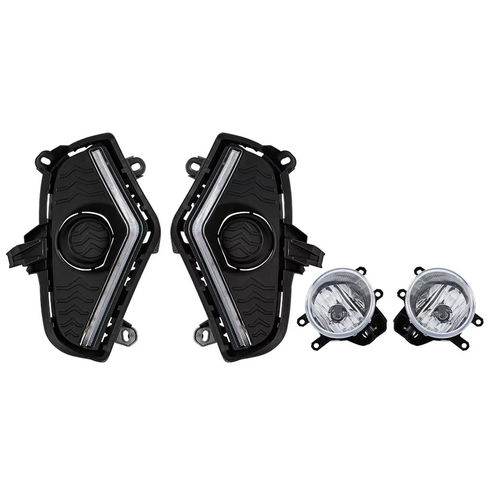 LUYYT Auto Front Stoßstange Nebel Licht Nebelscheinwerfer kompatibel mit für Toyota RAV4 2019 2020 2021 2022,Style C LUYYT Auto Front Stoßstange Nebel Licht Nebelscheinwerfer kompatibel mit für Toyota RAV4 2019 2020 2021 2022,Style C von LUYYT