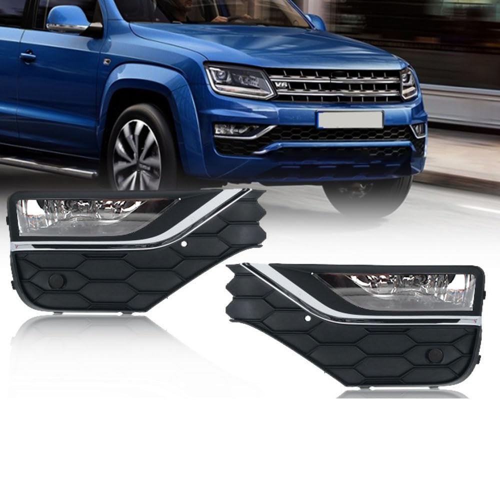 LUYYT Auto Front Stoßstange Nebel Licht Nebelscheinwerfer kompatibel mit für VW AMAROK 2016 2017 2018 LUYYT Auto Front Stoßstange Nebel Licht Nebelscheinwerfer kompatibel mit für VW AMAROK 2016 2017 2018 von LUYYT