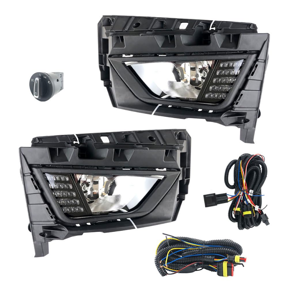 LUYYT Auto Front Stoßstange Nebel Licht Nebelscheinwerfer kompatibel mit für VW Polo 2019-2021 LUYYT Auto Front Stoßstange Nebel Licht Nebelscheinwerfer kompatibel mit für VW Polo 2019-2021 von LUYYT