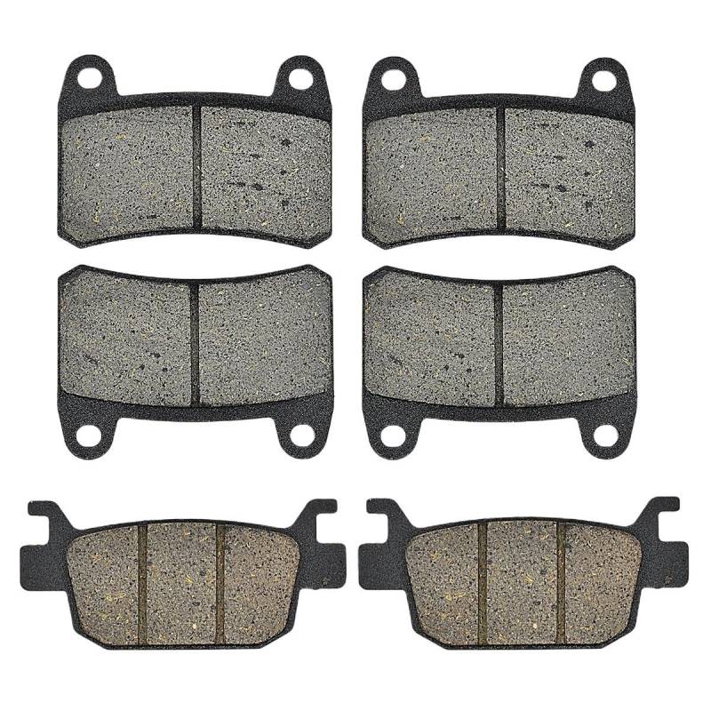 Zubehör für Motorräder Motorrad Vorne Hinten Bremsbeläge Fit for BJ300GS BJ300 BN300 TNT 300 BN302 302S/R TNT25 TRK 125 251 BN251(2 Pairs F 1 Pair R) von LUkYeN