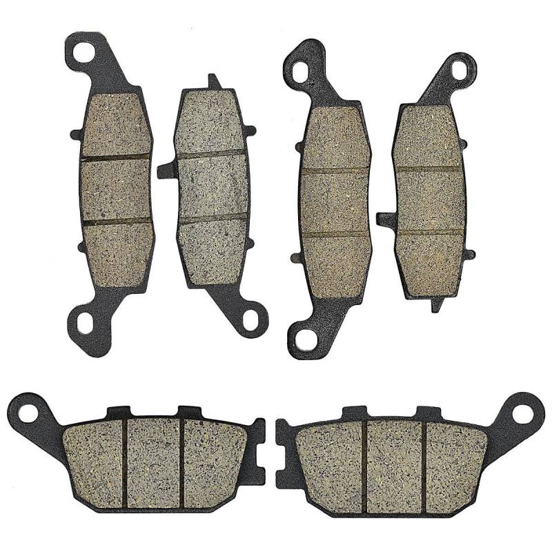 Motorrad Zubehör Motorrad vorne und hinten Bremsbeläge passend für SV400 SV 650 DL650 V DL1000 DL 650 1000 GSF 650 GSF 650S GSR750(Front and Rear) von LUkYeN