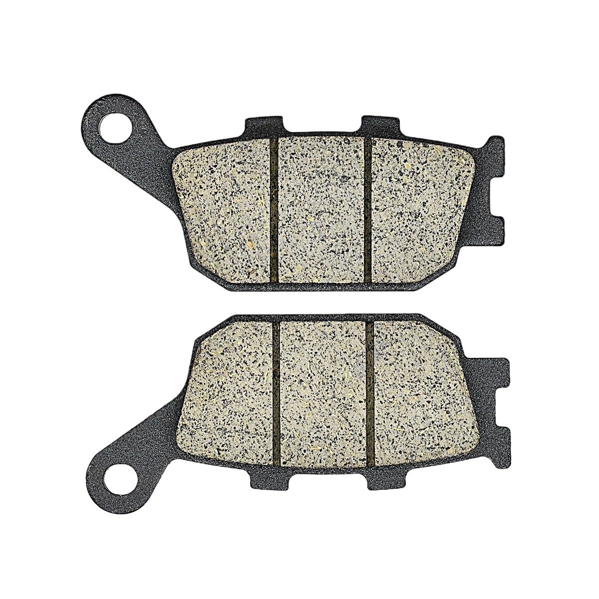 Zubehör für Motorräder Motorrad Vorne Hinten Bremsbeläge Fit for FZ6 FZ 6 600 2 Kolben Bremssattel for 04-07 XJ6 XJ 6 SNF 600 13-15(1 Pair Rear) von LUkYeN