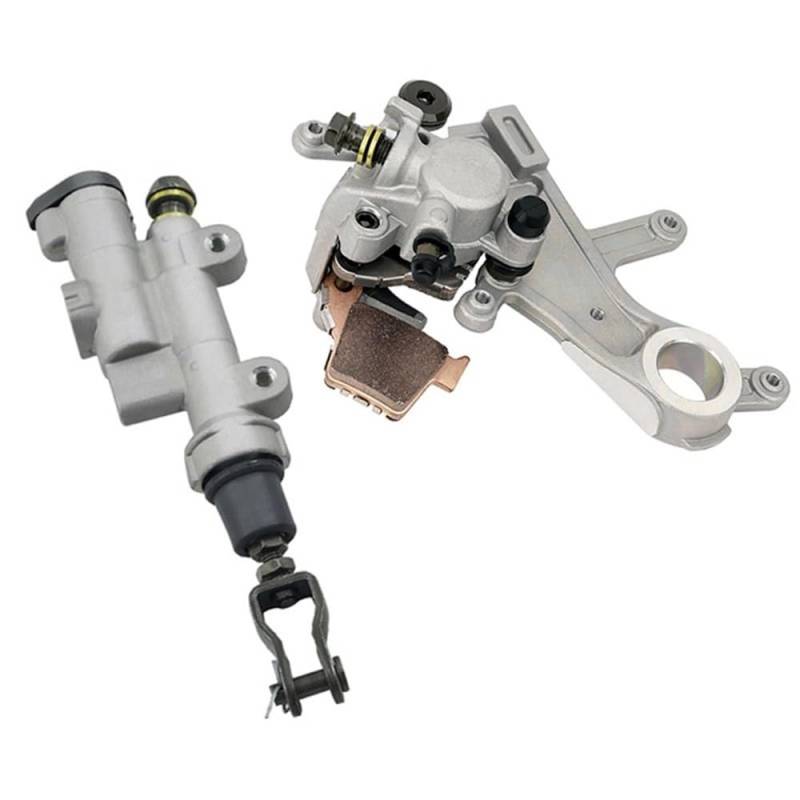 Zubehör für Motorräder Motorrad Hinten Bremssattel Zylinder Pumpe Fit for CR250R CR125R CRF250R CRF250X CRF450R CRF250X CR250 CR125 CR CRF 250 125(Set) von LUkYeN