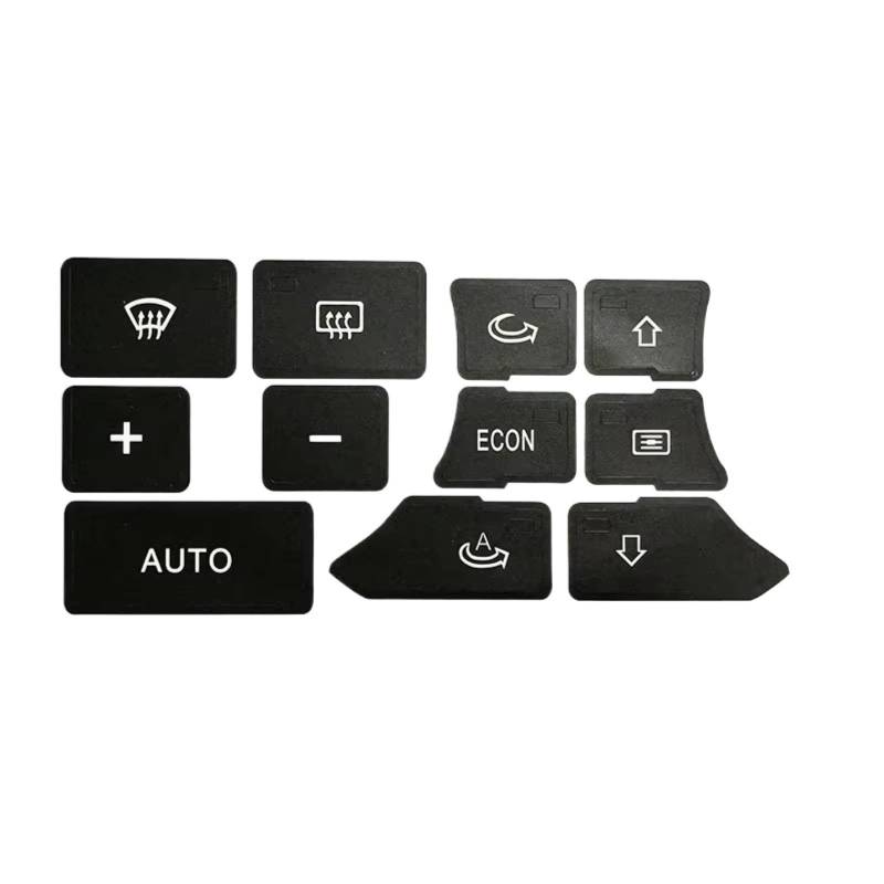 Autoinnenraum Kompatibel Mit A3 8P 1PC PVC-Autoaufkleber Aufkleber Abziehbilder Von Clima Panel Reparatur Abgenutzter Knopf Knopfschalter von LVDLRAJJ