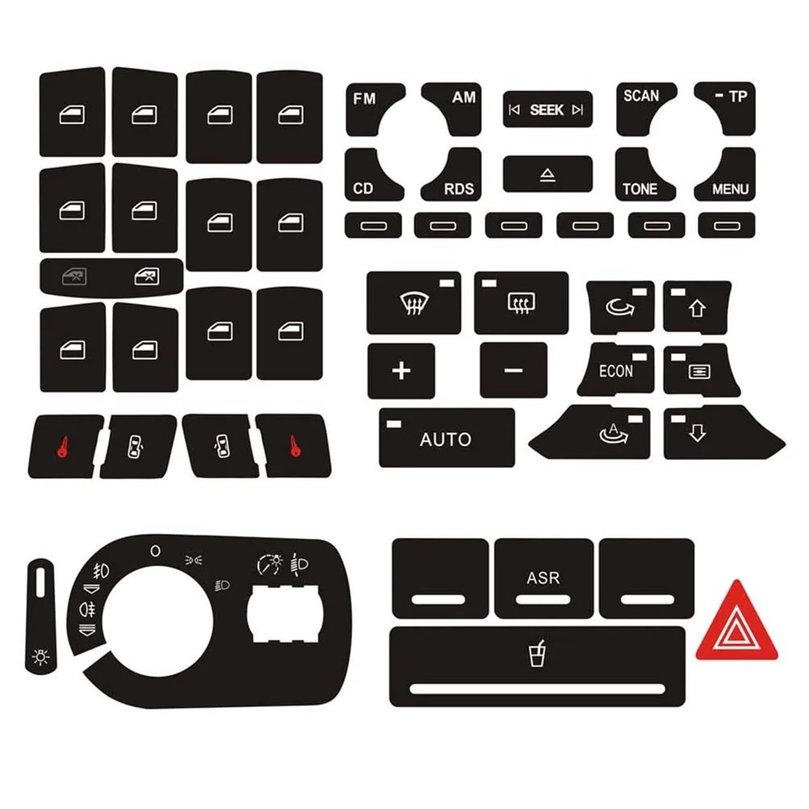 Autoinnenraum Kompatibel Mit A3 8P 2004 2005 2006 2007 2008 Radio Clima Scheinwerferknöpfe Reparaturaufkleber - Abgenutzte Knöpfe Schalter Innenaufkleber Dekoration Auto-Styling Autoinnenraum Kompatibel Mit A3 8P 2004 2005 2006 2007 2008 Radio Clima Scheinwerferknöpfe Reparaturaufkleber - Abgenutzte Knöpfe Schalter Innenaufkleber Dekoration Auto-Styling von LVDLRAJJ