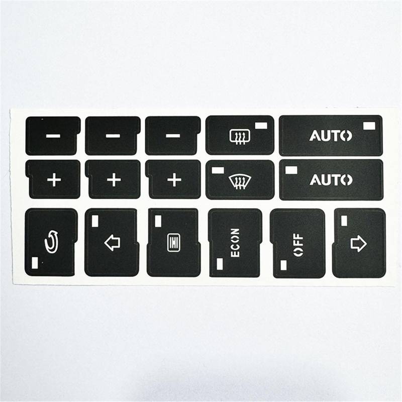 Autoinnenraum Kompatibel Mit A4 B6 B7 2000-2004 1PC PVC Auto Aufkleber Aufkleber Decals Von Clima Panel Reparatur Getragen Taste Knob SchalterBeschreibung von LVDLRAJJ
