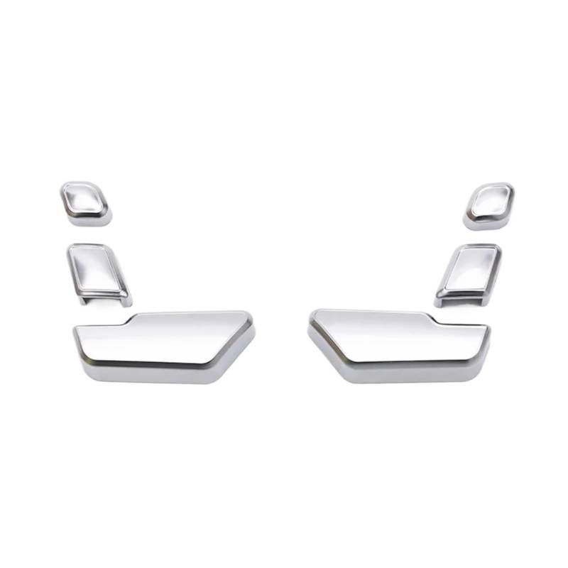 Autoinnenraum Kompatibel Mit Benz ABCE-Klasse W204 W212 GLA X156 Für CLA C117 GLE 6 ML GL GLS Autositz-Einstellspeicher-Entriegelungsknopf-Abdeckungsaufkleber(Seat Adjust 6pcs) von LVDLRAJJ