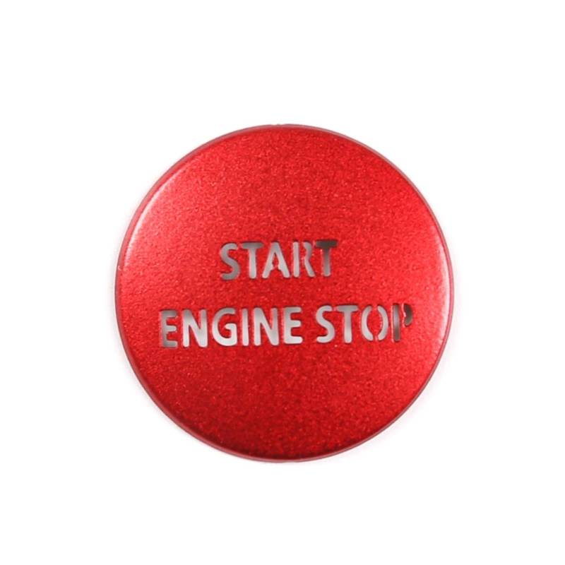 Autoinnenraum Kompatibel Mit Land Für Rover Für Range Für Rover Für Vogue 2010 2010 2012 Automotor Start Stop Druckknopfschalter Aufkleberabdeckung(Red) von LVDLRAJJ