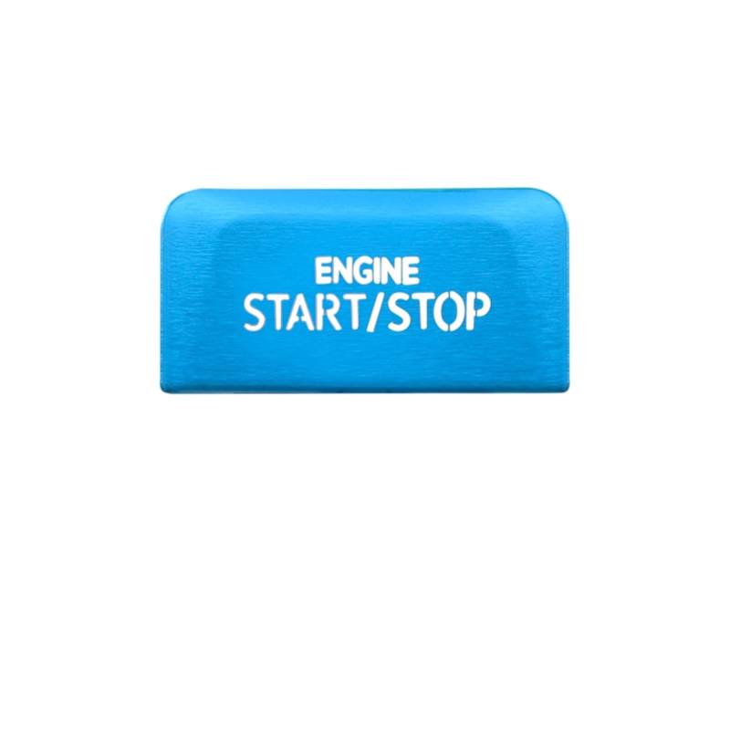 Autoinnenraum Kompatibel Mit VW Für Golf 8 MK8 AT Zubehör 2020 2021 Auto-Styling-Schalter Motor Start Stop Abdeckungen Zubehör Fall(Blue) von LVDLRAJJ