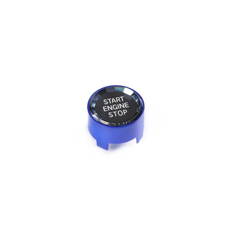 LVDLRAJJ Autoinnenraum Kompatibel Mit 1 2 3 4 5 6 7 Serie F20 F21 F22 F23 F30 F34 F10 F18 F12 F07 F01 F02 Auto-Styling-Aufkleber Für Motor-Start-Stopp-Schalter(Blue) von LVDLRAJJ