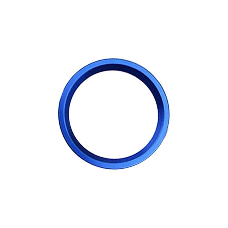 LVDLRAJJ Autoinnenraum Kompatibel Mit A4 B9 A5 A7 4G8 Q5 8R Auto-Zündring-Aufkleber Start-Stopp-Knopf Motordekorationsabdeckung Auto-Styling-Zubehör(Ring Blue) von LVDLRAJJ