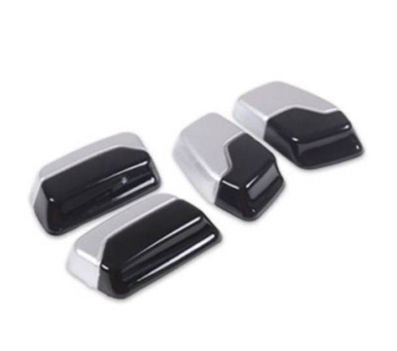 LVDLRAJJ Autoinnenraum Kompatibel Mit X1 U11 IX1 U10 2023 2024 Autositzverstellung Schalter Steuerknopf Abdeckung Zieraufkleber Autozubehör(Silver Black) von LVDLRAJJ