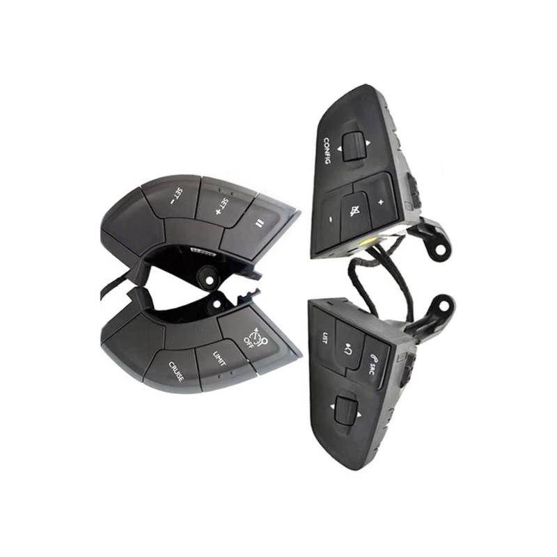 LVDLRAJJ Kompatibel Mit Citroen C4 C5 C6 C3XR Auto-Lenkrad-Lautstärkeregler-Schalterknopf 9677976377 9822109077 34170601 Autozubehör von LVDLRAJJ