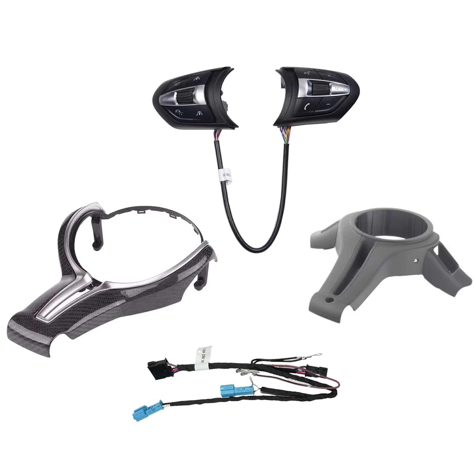 LVDLRAJJ Kompatibel Mit F10 F30 F20 F48 F25 F32 Auto-Lenkrad-Tempomat-Geschwindigkeitstasten-Upgrade-Kit Autozubehör(1 Set) von LVDLRAJJ