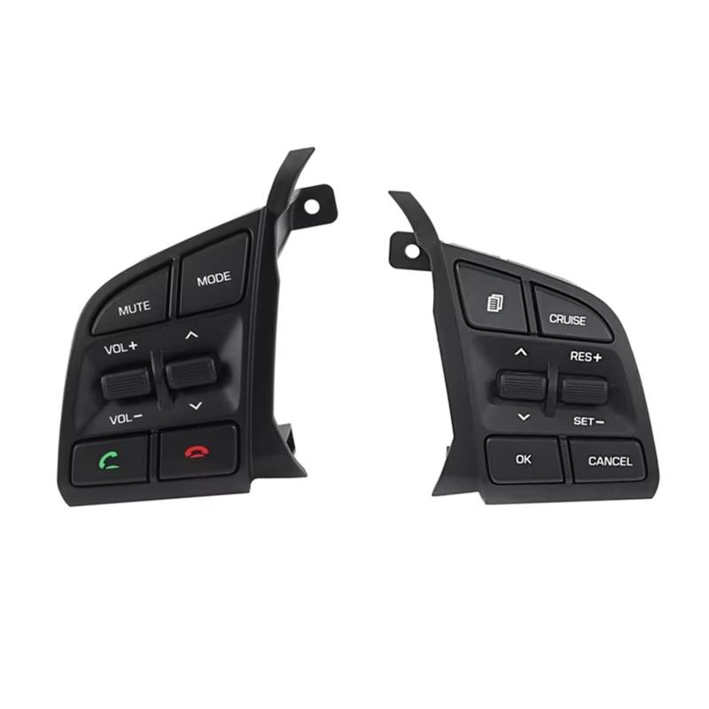 LVDLRAJJ Kompatibel Mit Hyundai Für Tucson 2015 2016 2017 2018 2019 Auto-Lenkrad-Lautstärke-Tempomat-Tastenschalter 96710D3500 Autozubehör von LVDLRAJJ