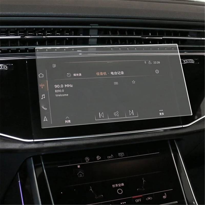 LVDLRAJJ Kompatibel Mit Q8 Q7 2020 2021 10,1 Zoll Auto-Infotainment-LCD-GPS-Navigation Multifunktionale Schutzfolie Aus Gehärtetem Glas Displayschutzfolien von LVDLRAJJ