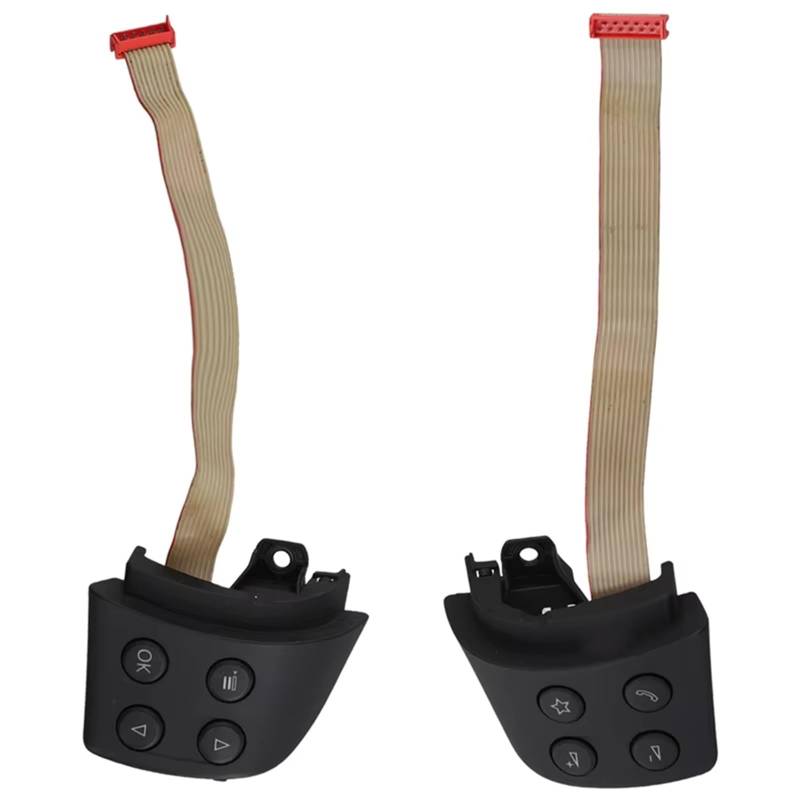 LVDLRAJJ Kompatibel Mit VW Für Jetta Für Golf MK5 Für Passat B6 Für Tiguan Auto-Lenkrad-Lautstärkeregler-Schalterknopf 1K0959537J 1K0959538F Autozubehör von LVDLRAJJ