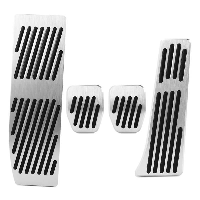 Bremspedalabdeckung Für 1 3er Für X1 E39 E46 E87 E90 E91 E92 Auto Fußstütze Pedal Fußstütze Pedale Gas Brems Pedalkappen(No Drill 4pcs for MT) von LVGVZTTGKM