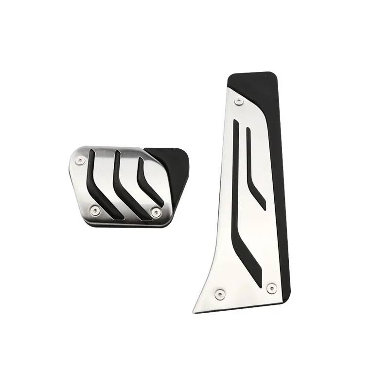 Bremspedalabdeckung Für 5 Series G30 G31 2017 2018 2019 2020 2021 LHD Gas Bremse Fußstütze Auto Pedal Pad Abdeckung Edelstahl Zubehör Fußstütze Pedale Gas Brems Pedalkappen(2Pcs at) von LVGVZTTGKM