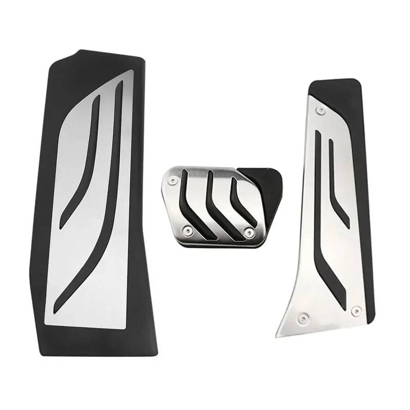 Bremspedalabdeckung Für 5 Series G30 G31 2017 2018 2019 2020 2021 LHD Gas Bremse Fußstütze Auto Pedal Pad Abdeckung Edelstahl Zubehör Fußstütze Pedale Gas Brems Pedalkappen(at with Rest) von LVGVZTTGKM