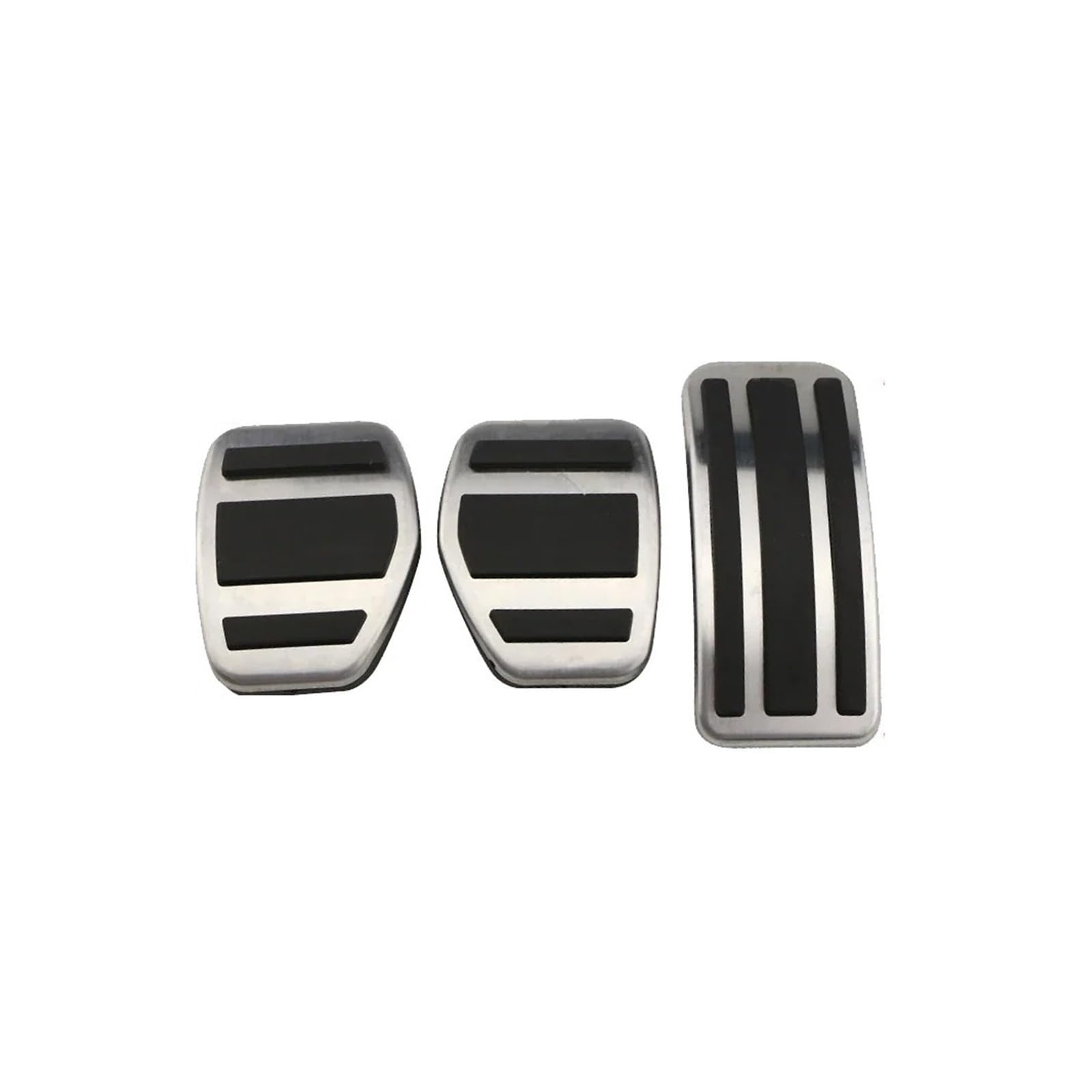 Bremspedalabdeckung Für Citroen Für C3 Für C4 Edelstahl Gas Pedal Pad Abdeckung Fußstütze Pedale Gas Brems Pedalkappen(MT Without Rest) von LVGVZTTGKM