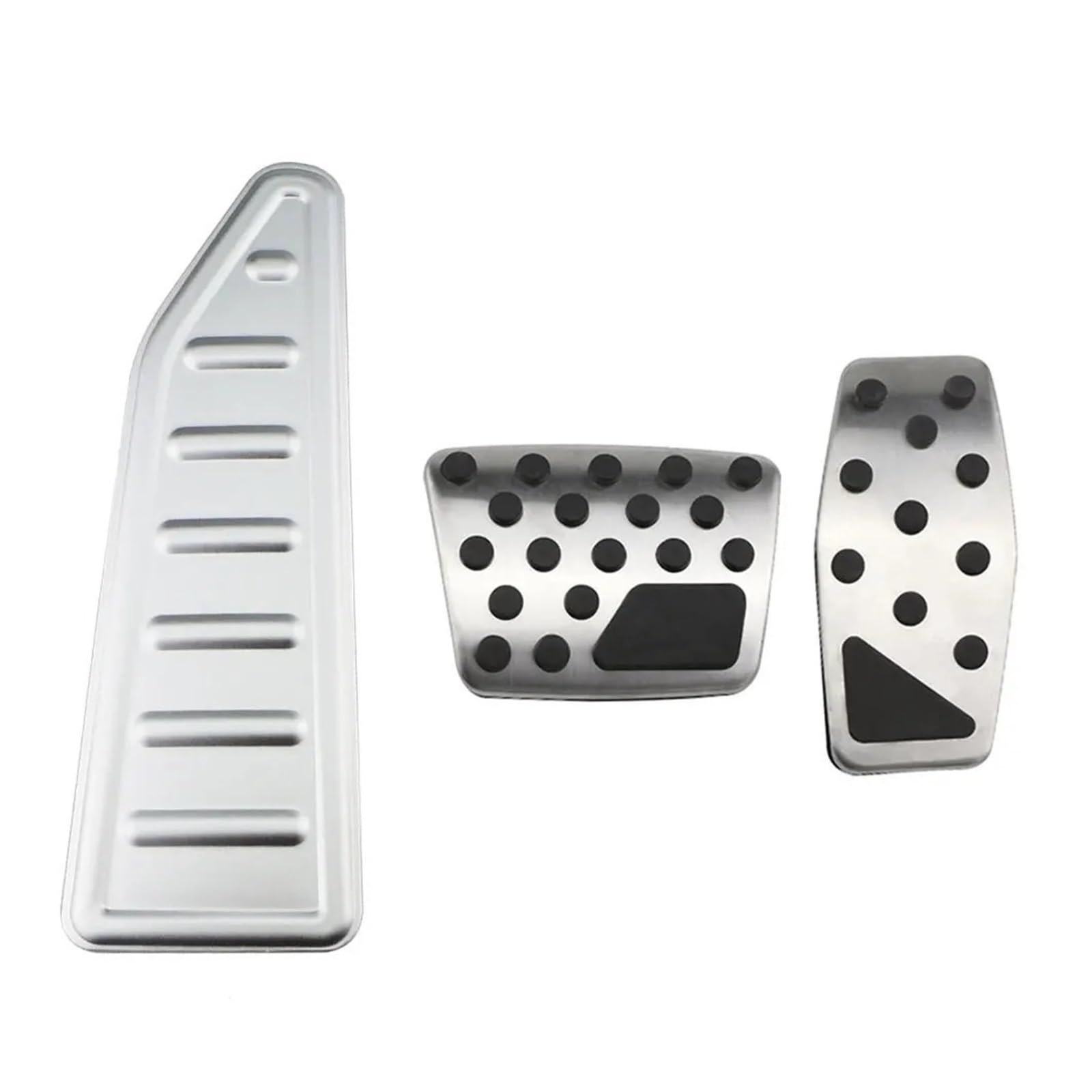 Bremspedalabdeckung Für FIAT 500X 500X2014 2015 2016 2017 2018 2019 2020 2021 Edelstahl Auto Gas Bremse Rest Fuß Pedal Schutz Abdeckung Fußstütze Pedale Gas Brems Pedalkappen(at with Silver Rest) von LVGVZTTGKM